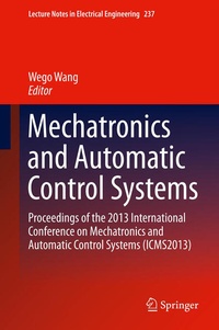 Enlarge image Cover: Mechatronics and Automatic Control Systems - Springer