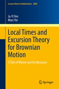 Cover: Local Times and Excursion Theory for Brownian Motion - Springer