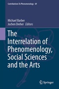 Cover: The Interrelation of Phenomenology, Social Sciences and the Arts - Springer
