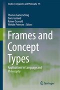 Cover: Frames and Concept Types - Springer
