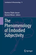 Cover: The Phenomenology of Embodied Subjectivity - Springer
