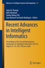 Cover: Recent Advances in Intelligent Informatics - Springer