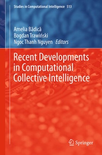 Enlarge image Cover: Recent Developments in Computational Collective Intelligence - Springer