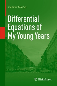 Abbildung von: Differential Equations of My Young Years - Birkhäuser
