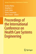 Cover: Proceedings of the International Conference on Health Care Systems Engineering - Springer