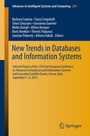 Cover: New Trends in Databases and Information Systems - Springer