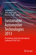 Cover: Sustainable Automotive Technologies 2013 - Springer