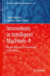 Enlarge image Cover: Innovations in Intelligent Machines-4 - Springer
