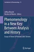 Cover: Phenomenology in a New Key: Between Analysis and History - Springer