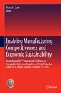 Cover: Enabling Manufacturing Competitiveness and Economic Sustainability - Springer