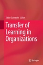 Cover: Transfer of Learning in Organizations - Springer