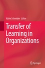 Cover: Transfer of Learning in Organizations - Springer