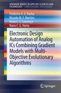 Cover: Electronic Design Automation of Analog ICs combining Gradient Models with Multi-Objective Evolutionary Algorithms - Springer