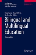 Cover: Bilingual and Multilingual Education - Springer