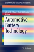 Cover: Automotive Battery Technology - Springer