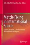 Cover: Match-Fixing in International Sports - Springer