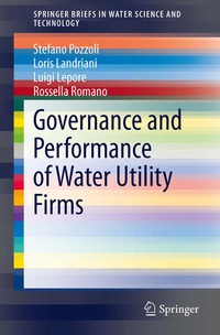 Enlarge image Cover: Governance and Performance of Water Utility Firms - Springer