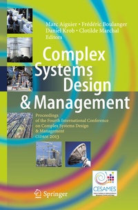 Enlarge image Cover: Complex Systems Design & Management - Springer