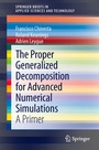 Cover: The Proper Generalized Decomposition for Advanced Numerical Simulations - Springer