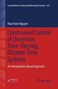 Abbildung von: Constrained Control of Uncertain, Time-Varying, Discrete-Time Systems - Springer
