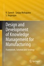 Cover: Design and Development of Knowledge Management for Manufacturing - Springer