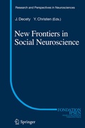 Cover: New Frontiers in Social Neuroscience - Springer