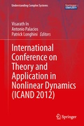 Cover: International Conference on Theory and Application in Nonlinear Dynamics (ICAND 2012) - Springer