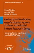 Cover: Gearing up and accelerating cross-fertilization between academic and industrial robotics research in Europe: - Springer