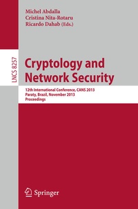 Bild vergrößern Bild: Cryptology and Network Security - Springer