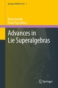 Cover: Advances in Lie Superalgebras - Springer