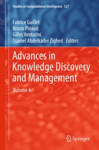 Enlarge image Cover: Advances in Knowledge Discovery and Management - Springer