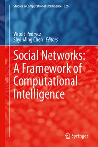 Enlarge image Cover: Social Networks: A Framework of Computational Intelligence - Springer