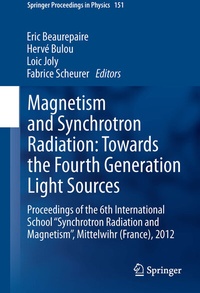 Abbildung von: Magnetism and Synchrotron Radiation: Towards the Fourth Generation Light Sources - Springer