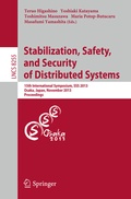 Cover: Stabilization, Safety, and Security of Distributed Systems - Springer