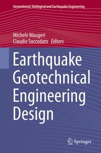 Enlarge image Cover: Earthquake Geotechnical Engineering Design - Springer