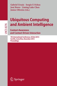 Abbildung von: Ubiquitous Computing and Ambient Intelligence: Context-Awareness and Context-Driven Interaction - Springer