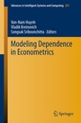 Cover: Modeling Dependence in Econometrics - Springer