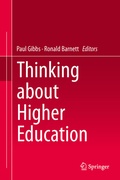 Cover: Thinking about Higher Education - Springer