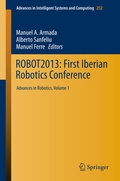 Cover: ROBOT2013: First Iberian Robotics Conference - Springer