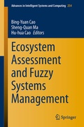 Cover: Ecosystem Assessment and Fuzzy Systems Management - Springer