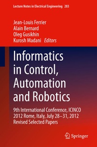 Enlarge image Cover: Informatics in Control, Automation and Robotics - Springer