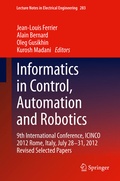 Cover: Informatics in Control, Automation and Robotics - Springer