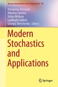 Cover: Modern Stochastics and Applications - Springer