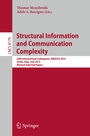 Cover: Structural Information and Communication Complexity - Springer