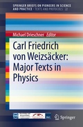 Cover: Carl Friedrich von Weizs&auml;cker: Major Texts in Physics - Springer