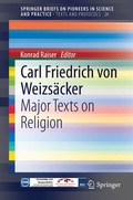 Cover: Carl Friedrich von Weizs&auml;cker: Major Texts on Religion - Springer