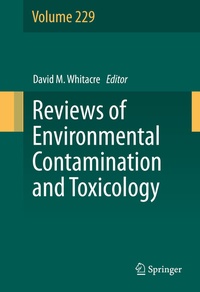 Abbildung von: Reviews of Environmental Contamination and Toxicology - Springer