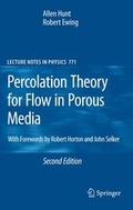 Cover: Percolation Theory for Flow in Porous Media - Springer