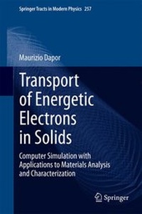 Abbildung von: Transport of Energetic Electrons in Solids - Springer