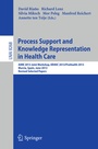 Cover: Process Support and Knowledge Representation in Health Care - Springer